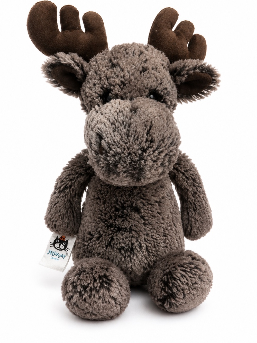 Jellycat London Moose Plush Gray Brown Antlers Woodland Stuffed Animal